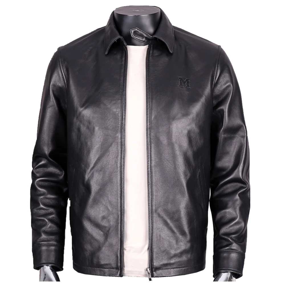 

Name Brand Sheepskin Leather Jackets and Coats Big and Tall Mans Natural Soft Real Leather Coat and Jacket Oversized 5XL Clothes