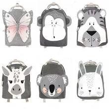 Детский рюкзак с изображением животных, бабочка/обезьяна/кролик, игрушка для детского сада, школьная сумка, Подарочная детская игрушка для девочек и мальчиков, сумки
