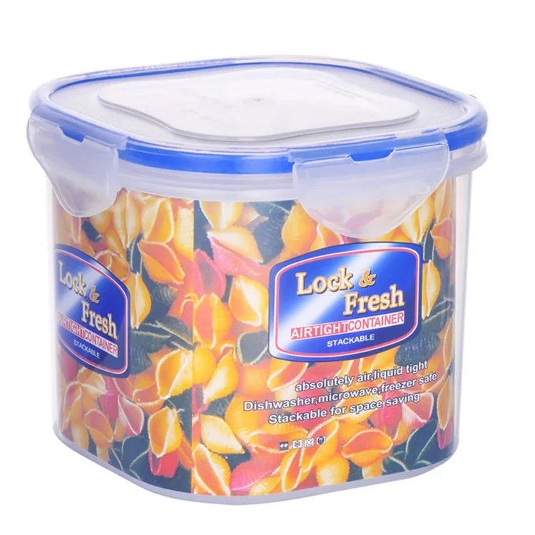 Freshness Box Plastic Storage Snack Box Salad Box Microwave-Refrigeration Carriable Convenient Lightweight 500 Ml