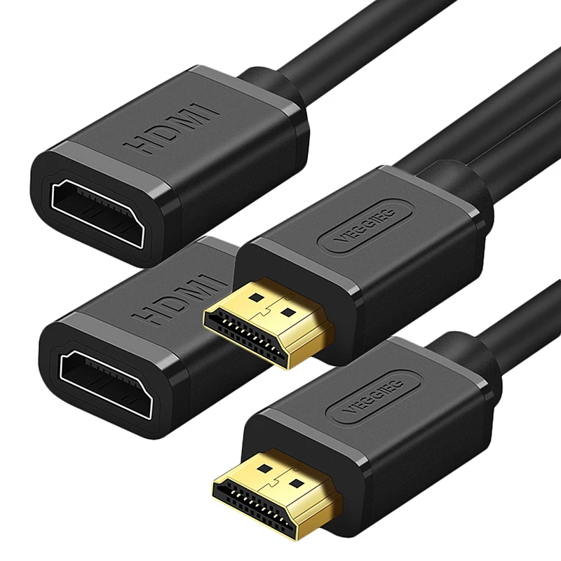 VEGGIEG HDMI удлинитель HDMI2.0 мужчин и женщин пол чейнджер 2 шт