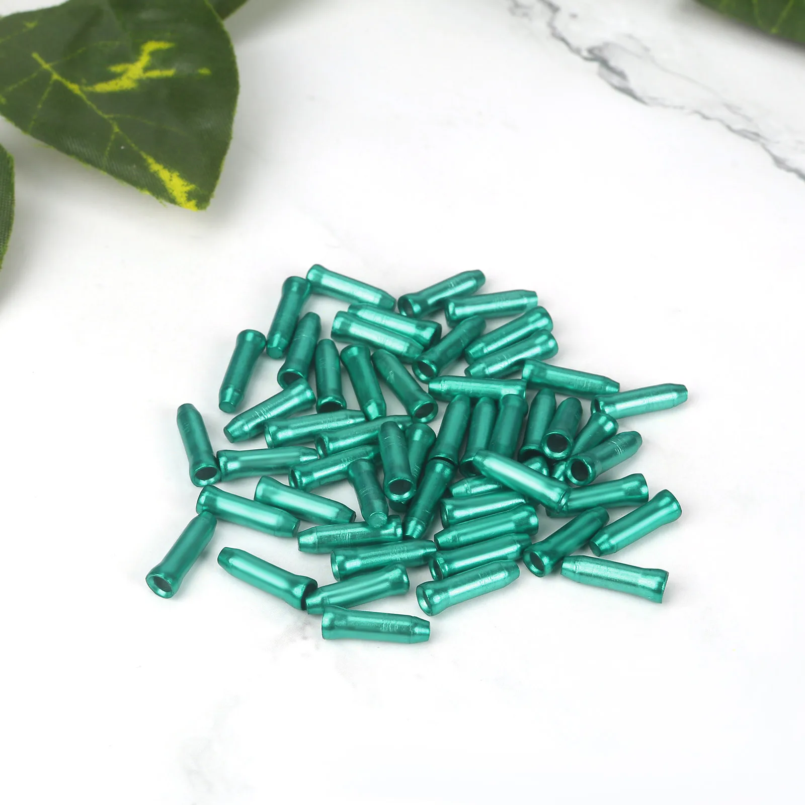 50 Pcs/lot MTB Bike Bicycle Brake Shifter Aluminum Inner Cable Tips Crimps Cycle Cycling Parts Derailleur Shift Cables End Caps