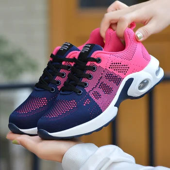 VIP Sneaker Women's Fashion Running Shoes Air Cushion Soft Bottom Tennis Shoes Outdoor Mesh Breathable Sports Shoe 6