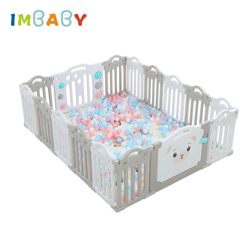IMBABY съедобный полипропиленовый забор для детей, детская игровая площадка, детская безопасность, ограждение для детей, Детский манеж, игра для ползания, ограждение, игровой двор