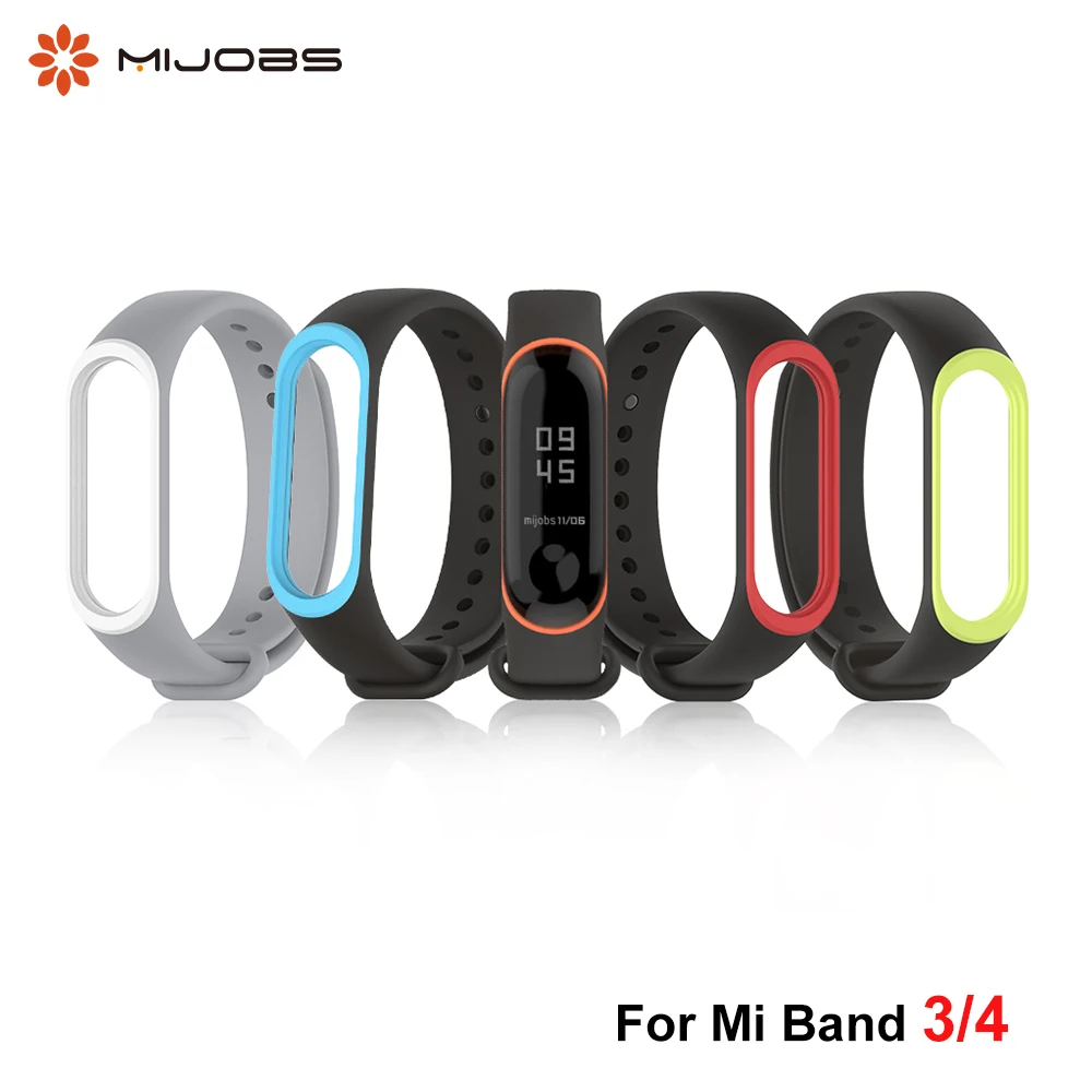 Для Mi Band 4 ремешок силиконовый для xiaomi Miband 3 Смарт часы браслет mi band 5