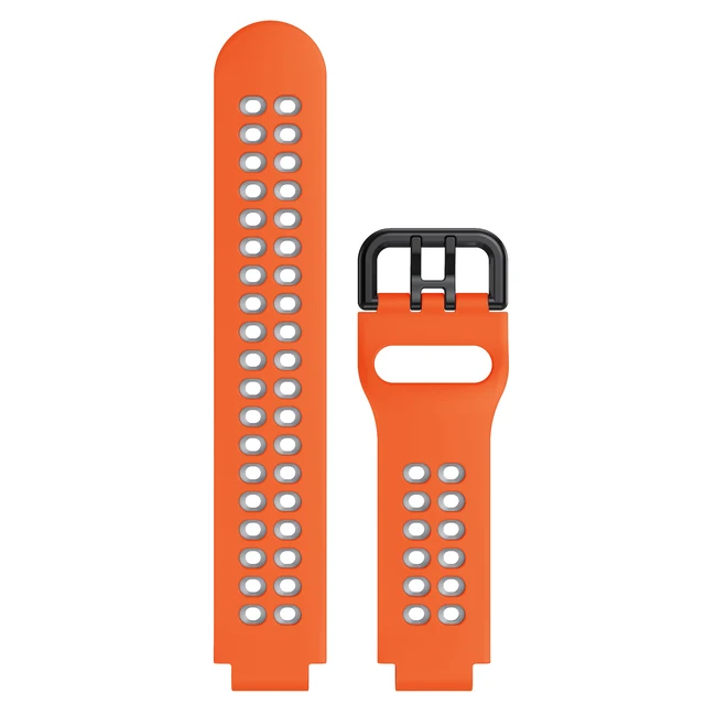 ANBEST Soft Slicone for Garmin Forerunner 230/235/620/630/735XT Two-color Recepalcement Smartwatch Accessories  for Man Woman orange gray