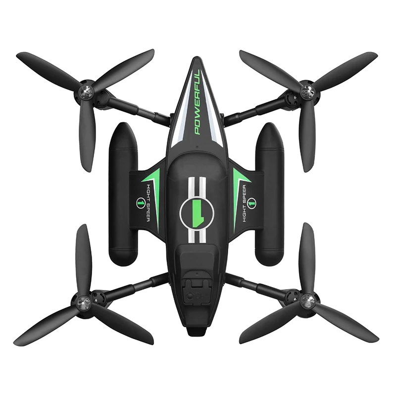 

Sea/land/air Three-mode Remote Control Gliding Drone with LED Light Quadcopter Remote Control Helicopter Model Headless Mode