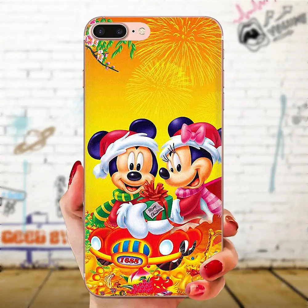 Новогодний мягкий протектор мыши для Xiaomi Redmi Mi 4 7A 9T K20 CC9 CC9e Note 7 9 Y3 SE Pro Prime Go