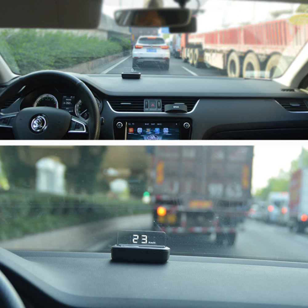 C-HUD головой вверх Дисплей Авто HUD H80 автомобиля Скорость проектор Скорость ometer автомобильный детектор KMH