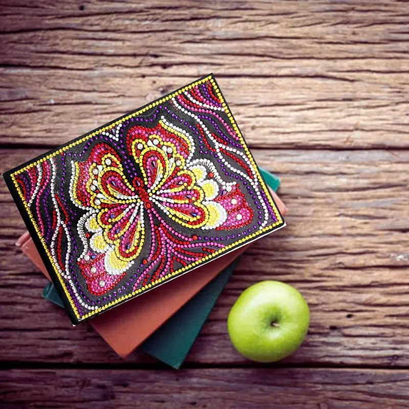 

Butterfly DIY Diamond Painting Special Shaped A5 Notebook Diary Book Embroidery for Diamond embroidery
