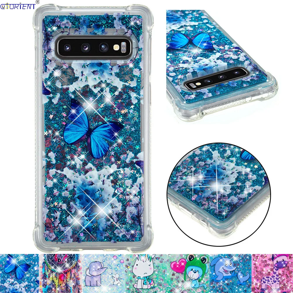Милый блестящий чехол для Samsung Galaxy S10 SM G973F/DS G973U G973N Блестящий Мягкий
