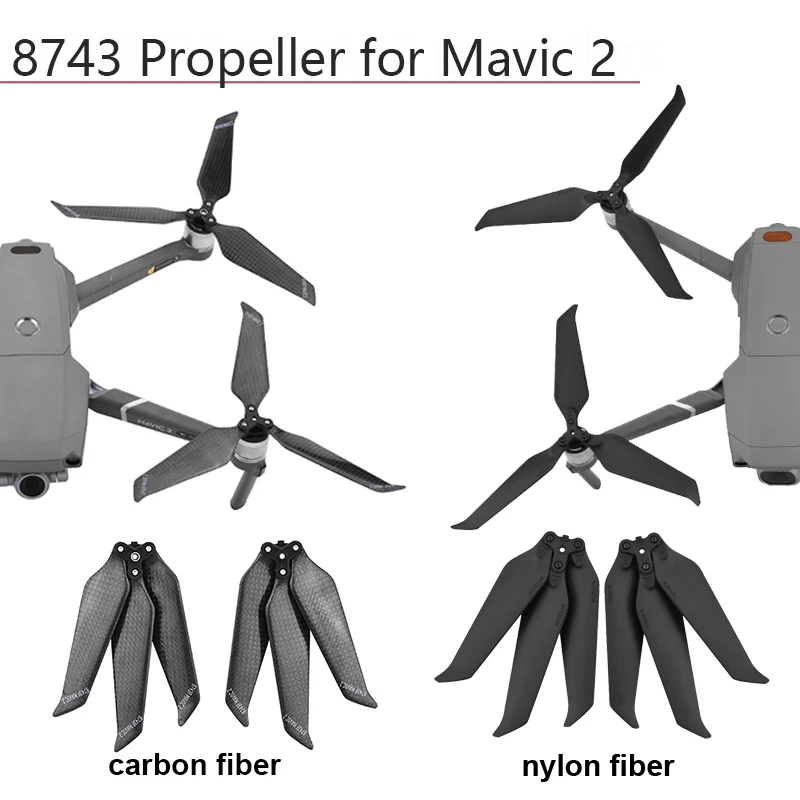 Details about   Low-Noise Propellers Three-Blade Props Blade for DJI Mavic 2 Pro Zoom Accessory 
