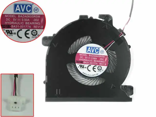 

3-проводной Вентилятор охлаждения сервера AVC BAZA0605R5M 002 DC 5V 0.50A