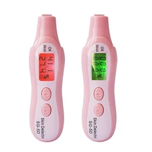 Увлажнение лица тестер инструмент для ухода за кожей детектор спирта дыхания анализатор монитор Цифровой ЖК-дисплей Дисплей персональный уход за лицом уход за кожей, увлажнение анализатор