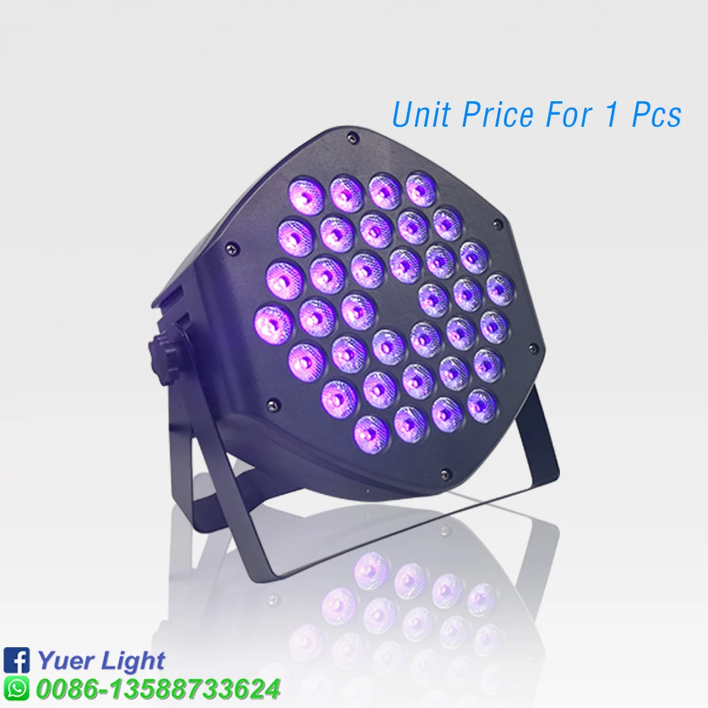 Unit Price For 1Pcs 36X3 Вт УФ светодиодный светильник высокого качества для профессиональной сцены, диско-Dj, УФ-светильник с эффектом стробоскопа, DMX 512, вечерние, для бара, клуба - Цвет: Unit Price For 1Pcs