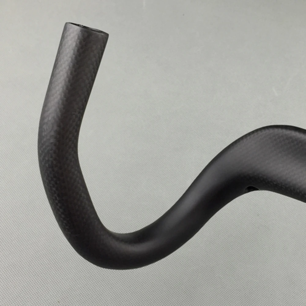 Full Carbon Fiber Bike Drop Bar Lightweight Road Bicycle Bent Handlebar with 90mm Stem for Ciclismo 400/420mm Bike Parts