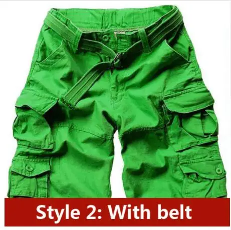 Лето Новое поступление мужские шорты Карго, хлопковые короткие штаны дизайнерские камуфляжные брюки 11 цветов Размер s M L XL XXL XXXL C888 - Цвет: 8