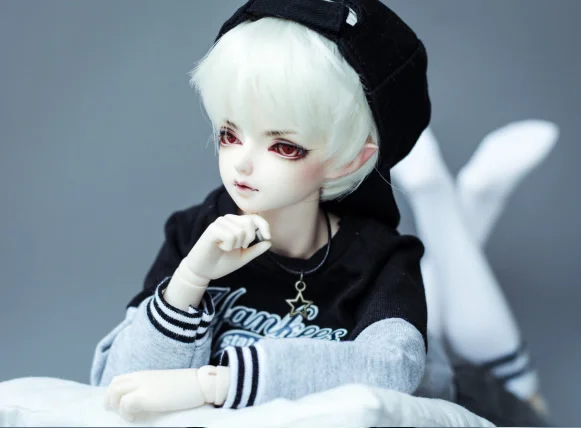 1/4 масштаб Обнаженная BJD кукла эльф Уши мальчик BJD/SD полимерная фигурка кукла DIY модель игрушка подарок. В комплект не входят одежда, обувь, парик A0130Woosoo