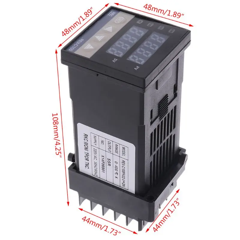 PID цифровой регулятор температуры REX-C100 0 до 400 градусов K Тип вход SSR тестер выхода инструменты