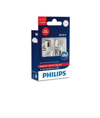  Lamp P21/5 W 12V-LED (BAY15d) 2.0/0.3W RED-tremeUltinon LED (PKG. 2 pcs) PHILIPS 12899RX2 - 10000008046963