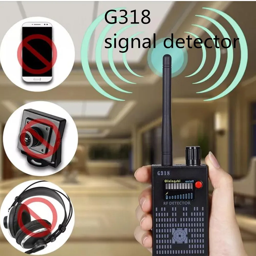 G318 anti-eavesdropping anti-monitoring anti-monitoring gps positioning signal detector mobile phone signal detection instrument