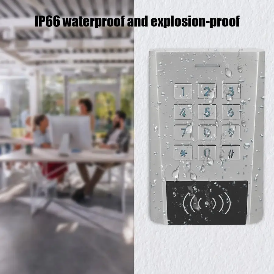 Клавиатура контроля доступа IP66 идентификационная карта Металл 125 кГц XK3-BT контроль доступа