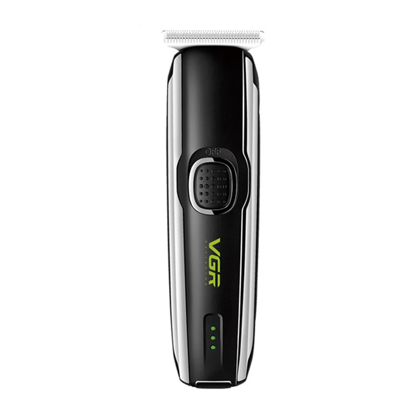VGR профессиональная машинка для стрижки волос USB перезаряжаемая электрическая