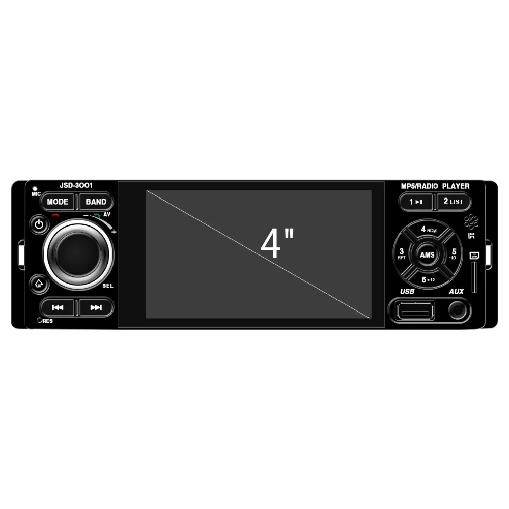 

1 Din 4 Inch Auto Audio Car Radio Touch Screen Mp3 Mp5 Multimedia Player Bluetooth FM Capacitive Screen Remote Control AutoRadio