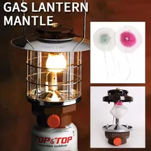 

Camping Light Mantles Kerosene Lantern Lights 1/5/10Pcs Oil Gas Lamp Mantle Cover Tools Lamp Mantle Cover Camping Tools