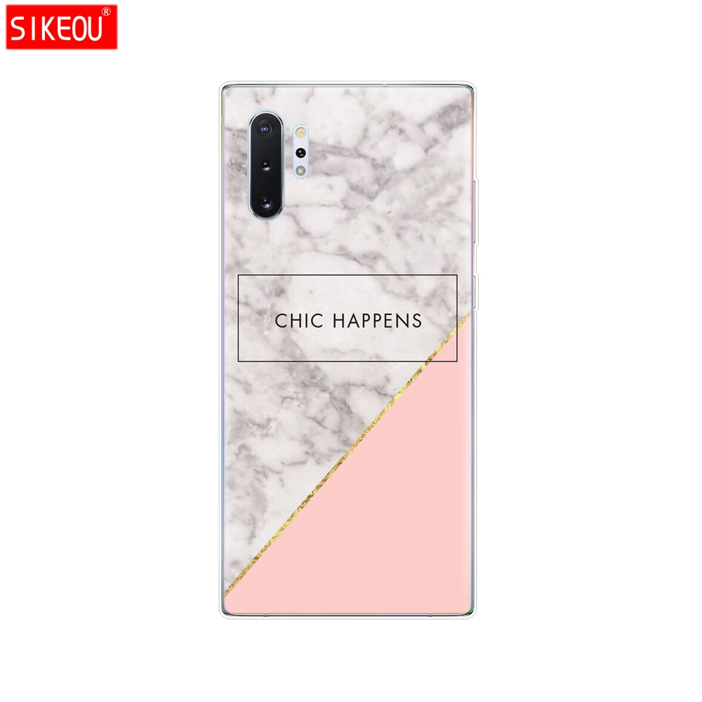 Чехол для samsung Galaxy Note 10 Note10 TPU силиконовый чехол для samsung Note 10 plus Футляр для телефона ударопрочный милый - Цвет: 51740