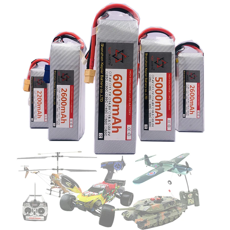 

3S Lipo Battery 11.1v 2200 2600 3300 5000 6000mAh Lithium Ion Polymer Battery For RC Car Plane Boat Truck Tank Drone Helicopter