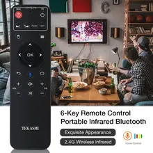 Различных целей Портативный 6-ключ инфракрасный обучения Летающий Мышь 22 кнопки дистанционного Управление 2,4G Беспроводной с дистанционным управлением по Bluetooth Управление