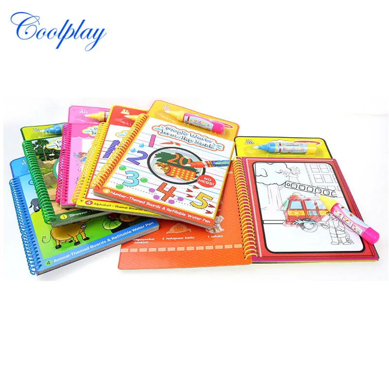 

Magic Children Water Drawing Book Baby-Repeated Use Water Graffiti Sketchpad with Small