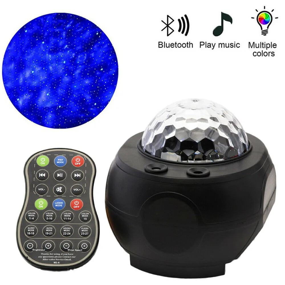 

LED Star Projector Night Light Galaxy Starry Night Lamp Ocean Wave Projector