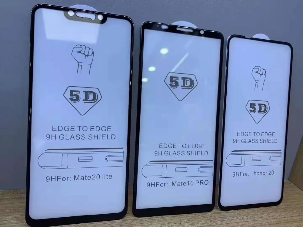 75 шт. для IPHONE 11 Pro/XS MAX/XR/678 Plus 5D закаленное стекло с закругленными краями для mate 30 lite/P20 Pro/P30 3D защита на весь экран