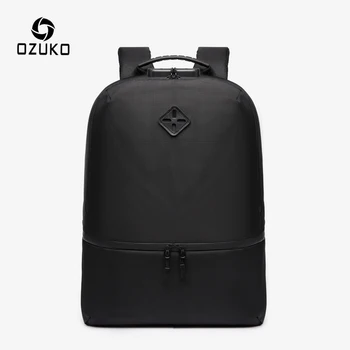 

OZUKO Men Anti Theft USB Charging Backpack 15.6 inch Laptop Backpacks for Teenagers Fashion Schoolbag Male Waterproof mochila