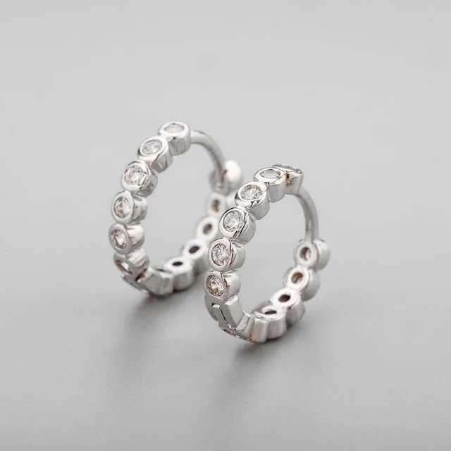 Quality Stainless Steel Gold Geometric Small Hoop Earrings for Women Punk Hip-Hop Drop Earrings 2022 Trend Fashion Jewelry