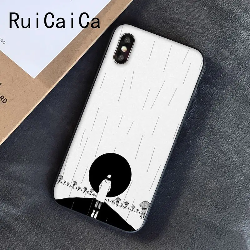 Ruicaica KPOP RM Mono Мягкий Силиконовый ТПУ чехол для телефона iPhone 8 7 6S 6Plus X XS MAX 5 5S SE XR чехол