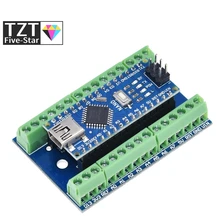 NANO V3.0 Controller Terminal Adapter Expansion Board NANO IO Shield Simple Extension Plate For Arduino AVR ATMEGA328P