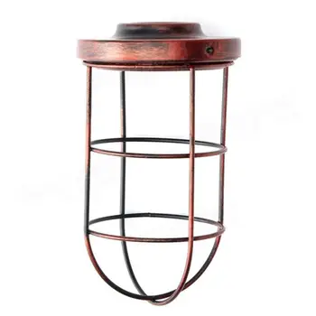 

Bulb Cage Guard Iron Vintage Ceiling Pendant Cover Shade Light Bar Lampshade