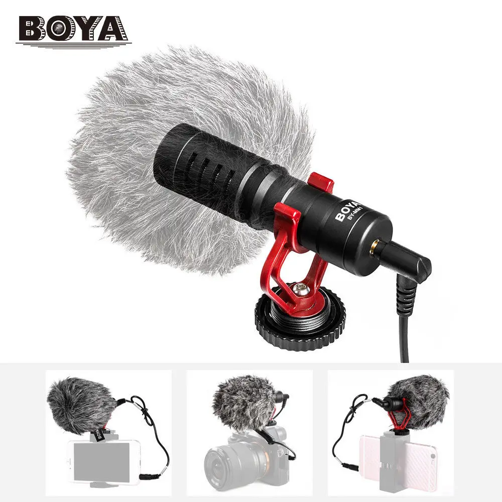 BOYA BY-MM1 микрофон для записи видео цифровой зеркальной камеры смартфона Osmo