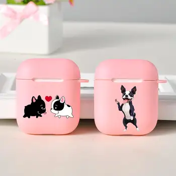 

French Bulldog Cute For Life Silicone TPU Cover For Apple airpods 1 2 Case Wireless Earphone Accessories For Air Pods Coque
