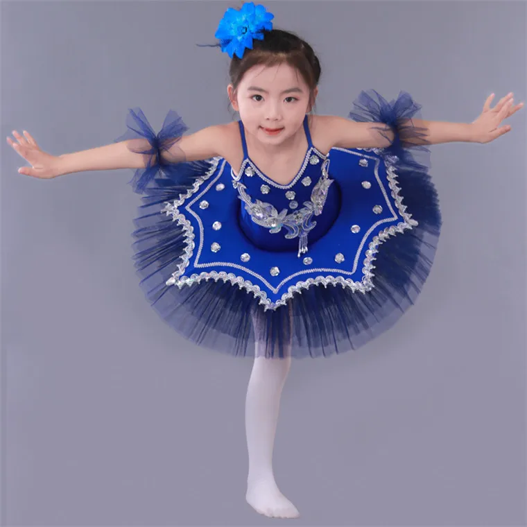 Балетное платье для танцев; костюм белого Лебединого озера; детское платье балерины; гимнастическое трико; балетное платье; детский балетный костюм-пачка; Новинка