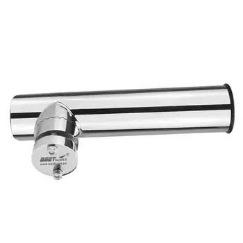 

Rail Mount Stainless Steel 316 Fishing Rod Rack Holder Pole Bracket Support On Boat Hardware 26-32mm Adjustable