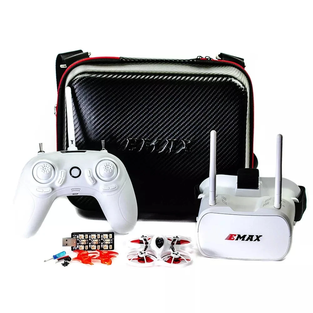 $92.99 New Emax Tinyhawk Indoor FPV Racing Drone BNF RTF F4 4in1 3A 15000KV 37CH 25mW 600TVL VTX 1S