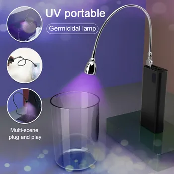 

USB Removable UVC Lamp Ultraviolet Mini Sterilization Lamp LED Portable Sterilization Lamp Home UV Lamp Desinfection UV Light