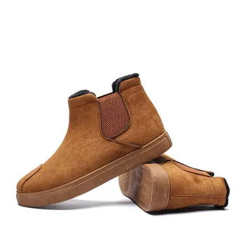 

Men snow boots men trend casual high top shoes male outdoor flat shoes sneakers men classic comfortable sport shoes