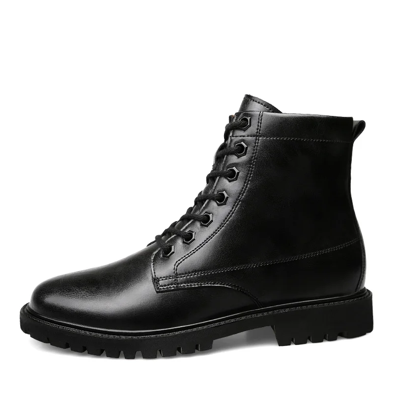 Autumn Winter Men Boots Vintage Style Casual Shoes Lace-Up Warm |