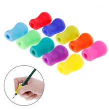 100 шт./компл. карандашом сцепление детские школьные канцелярские принадлежности для правой руки силиконовые письмо от руки помощи