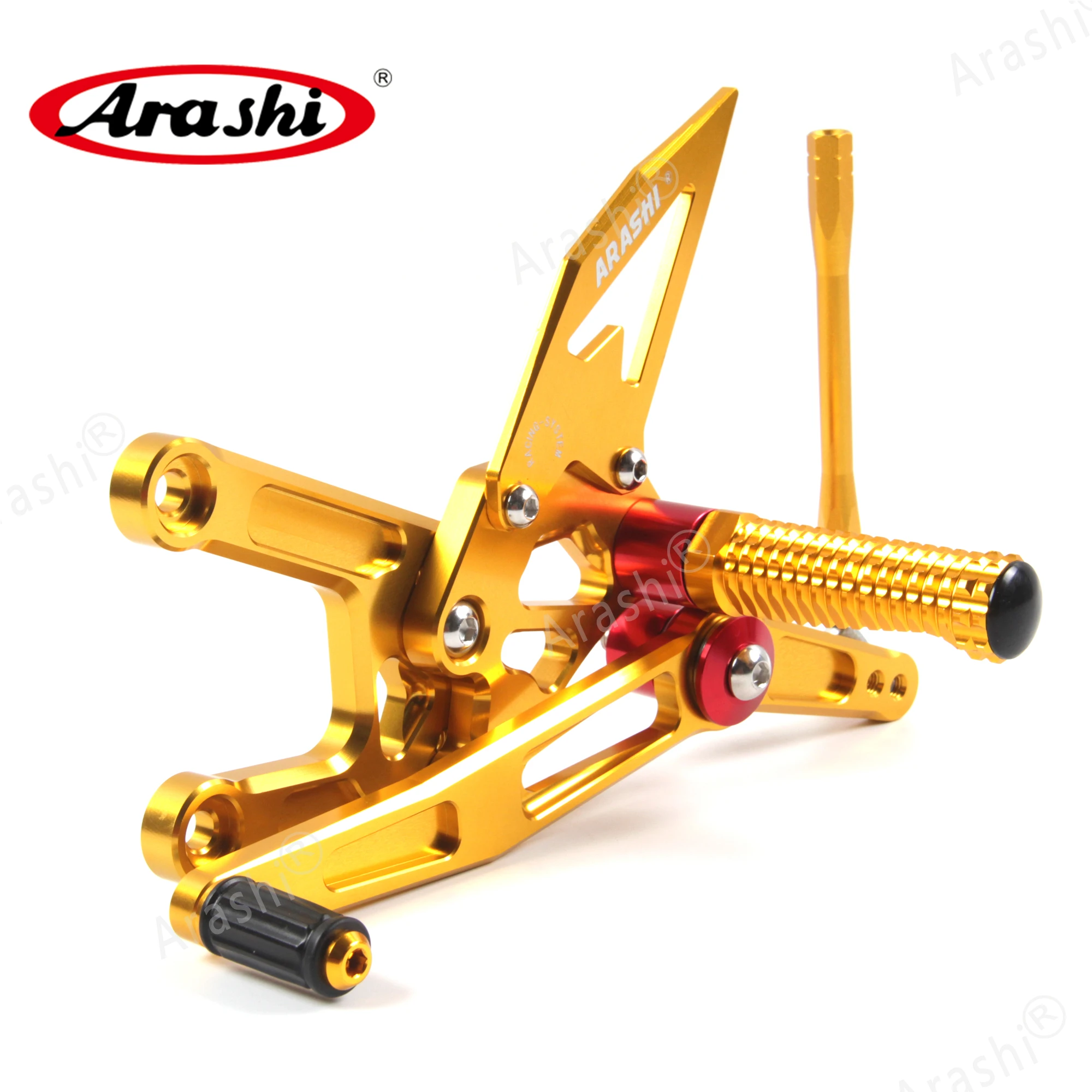 Arashi мотоцикл Rider Rearset для YAMAHA YZF R6- ЧПУ Регулируемая подножка YZF-R6 R 6 600cc подножки аксессуары