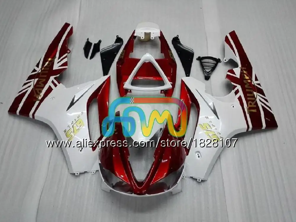 OEM литья под давлением для Triumph Daytona 675 09, 10, 11, 12, 82BS. 12 Daytona-675 Daytona675 2009 Белый Черный 2010 2011 2012 Полный обтекатели - Цвет: No. 19 Pearl White